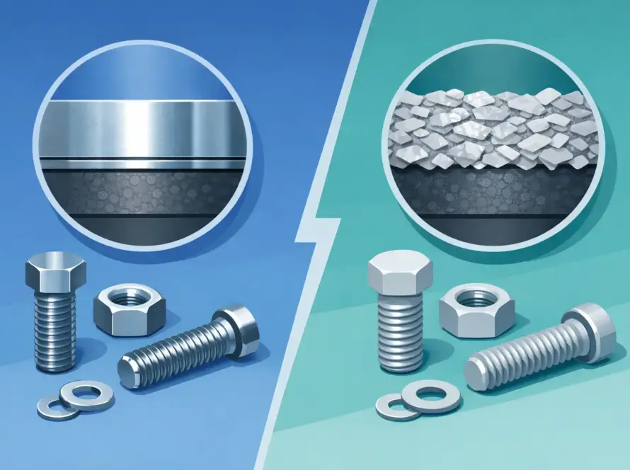 Zinc Nickel vs Zinc Flake for Fasteners